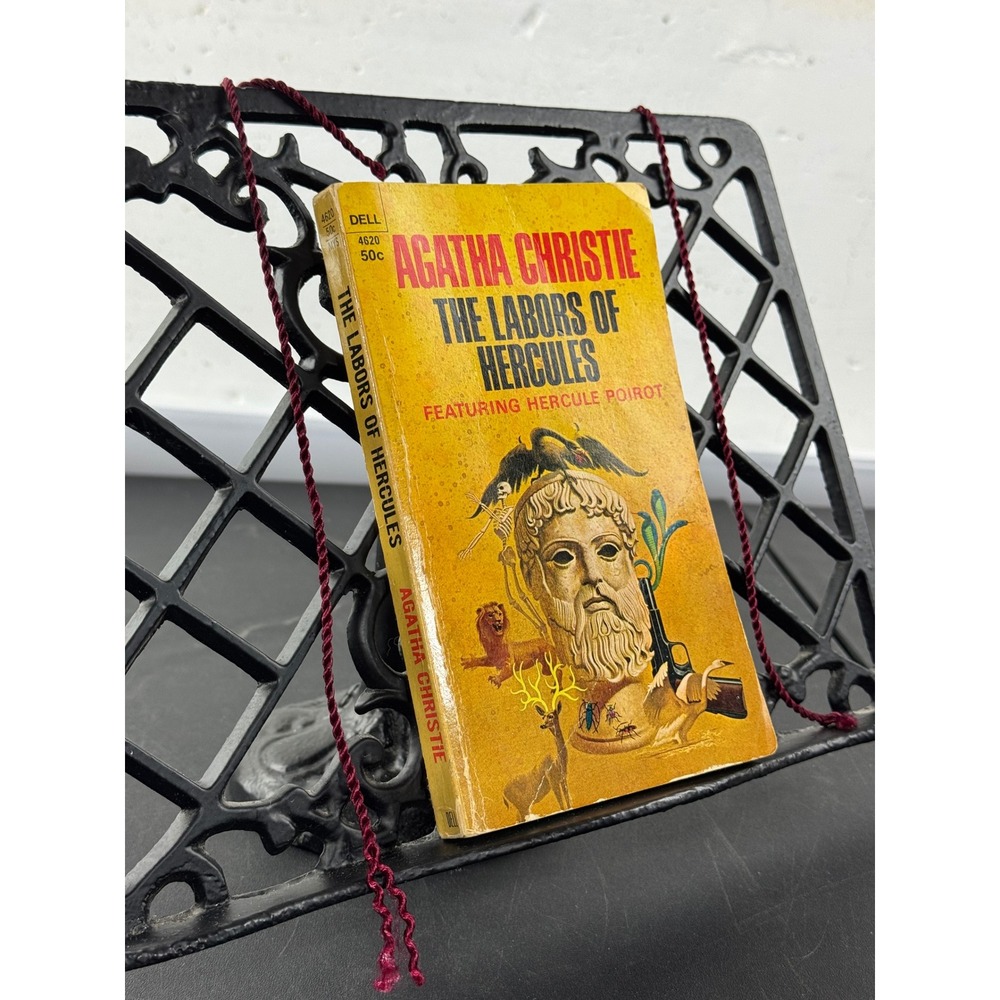 Agatha Christie The Labors of Hercules Hercule Poirot Dell PBK 1970 Vintage
